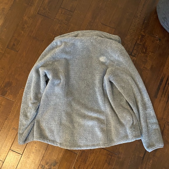 North Face Grey Fleece Zip Up - Picture 4 of 5